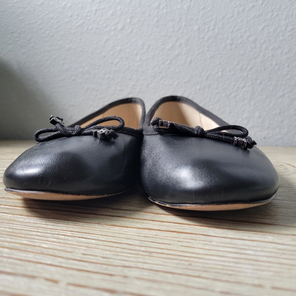 Sam Edelman Black Leather Ballet Flats Felicia Luxe Sz 8.5 - Picture 12 of 13